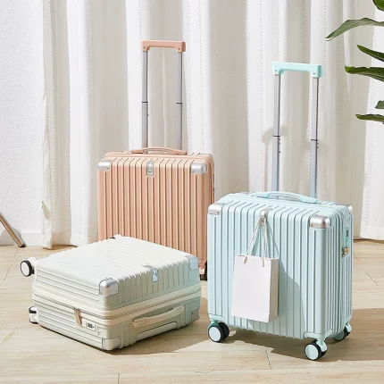 Q2 Cross-border 20-inch suitcase for boarding, high-end 18-inch trolley case with silent universal